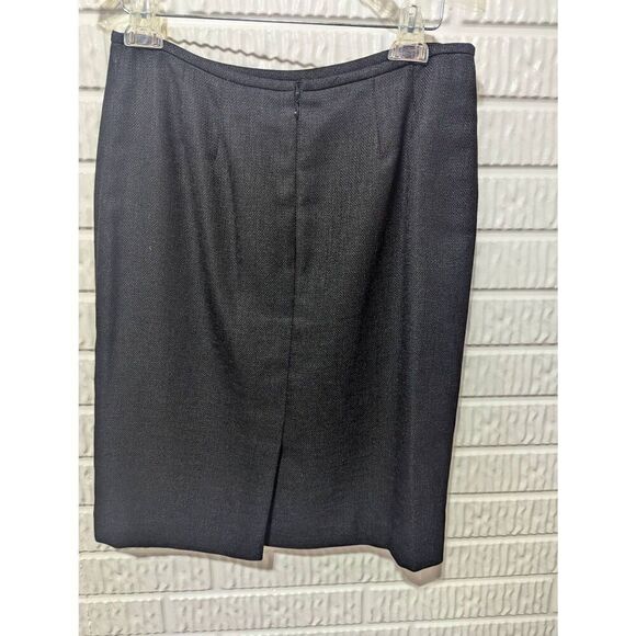 Le Suit Women's Purple & Black Solid Jacket & Skirt Suit Set Size 8P - Picture 3 of 8